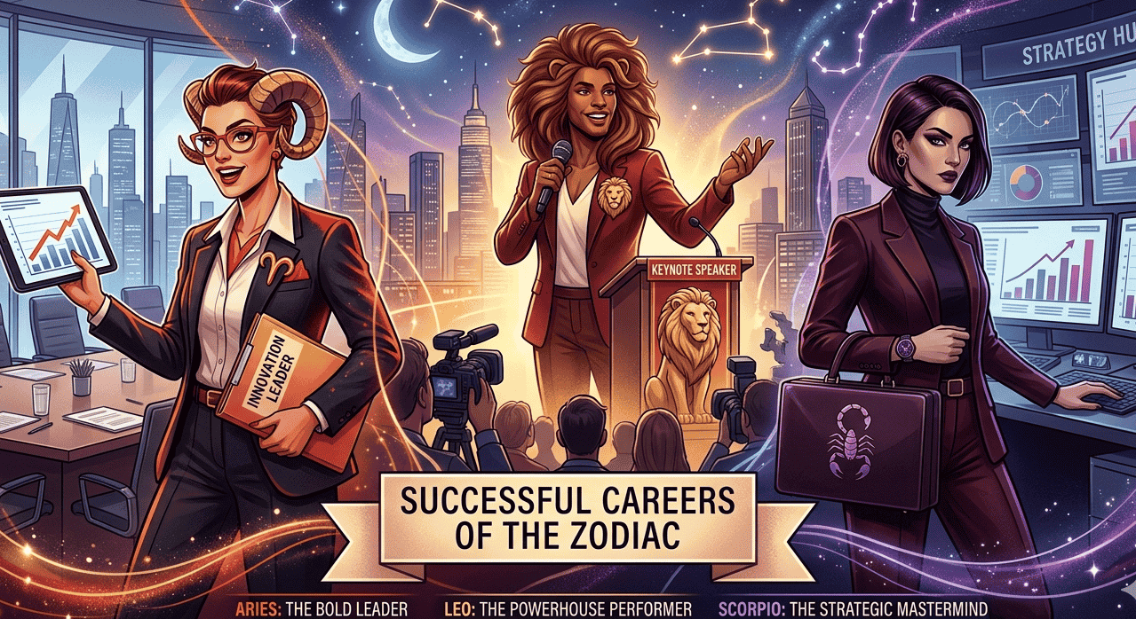 Top 3 Most Successful Zodiac Signs