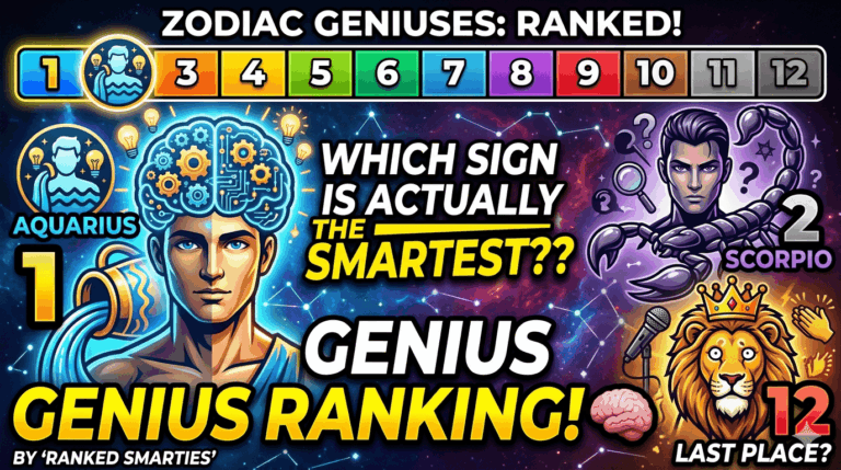 Smartest Zodiac Signs Ranked