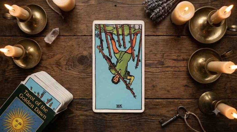 7 of Wands Reversed: Meaning in Love, Career, and Health