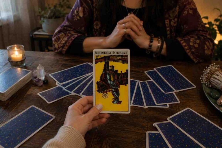 Knight of Pentacles Reversed: What This Card Is Really Telling You