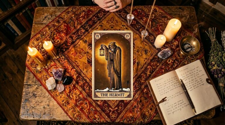 ‘The Hermit Card Meaning Upright and Reversed’
