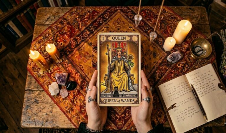 ‘Queen Of Wands Meaning Upright and Reversed’