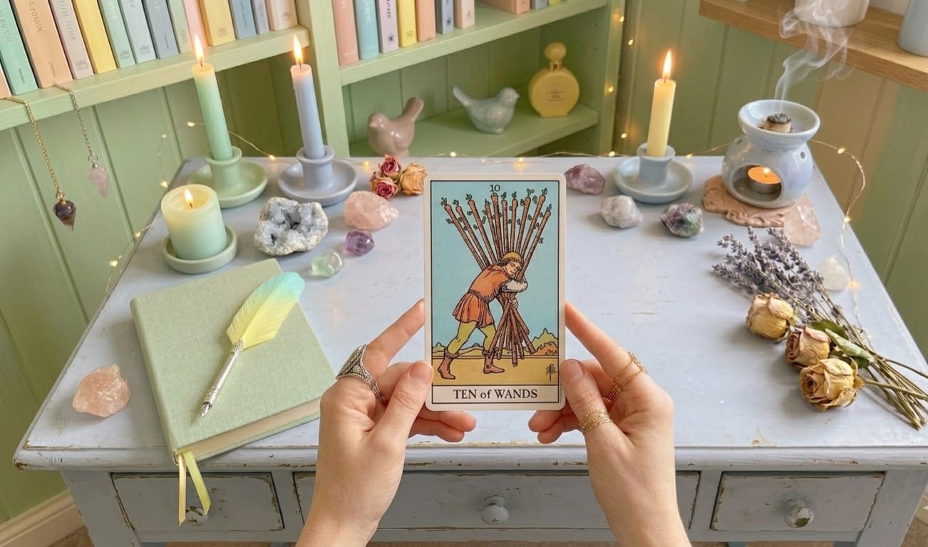 10 of Wands: Meaning, Career, Health & Personal Life Insights