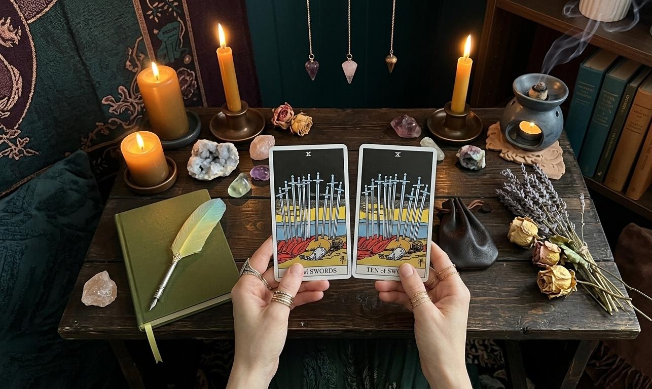 10 of Swords Meaning: Upright & Reversed