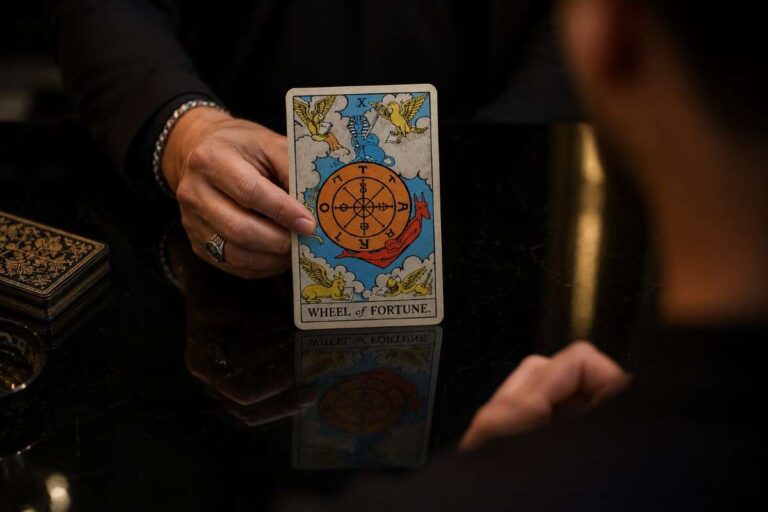 Wheel of Fortune Tarot Card Meanings, Combinations & Positions