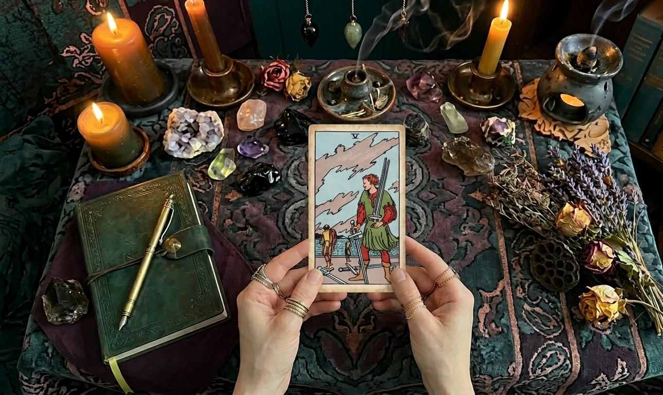 5 of Swords Meaning: Upright & Reversed
