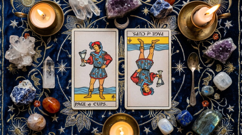 Page of cups
