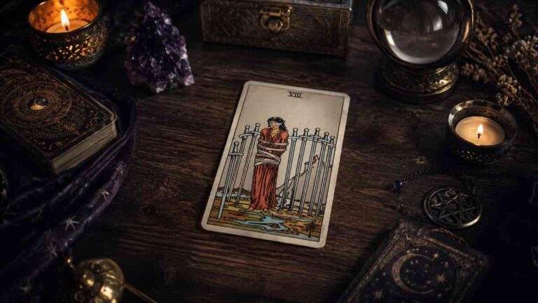 Eight of Swords Combinations and Past, Present, Future Meanings