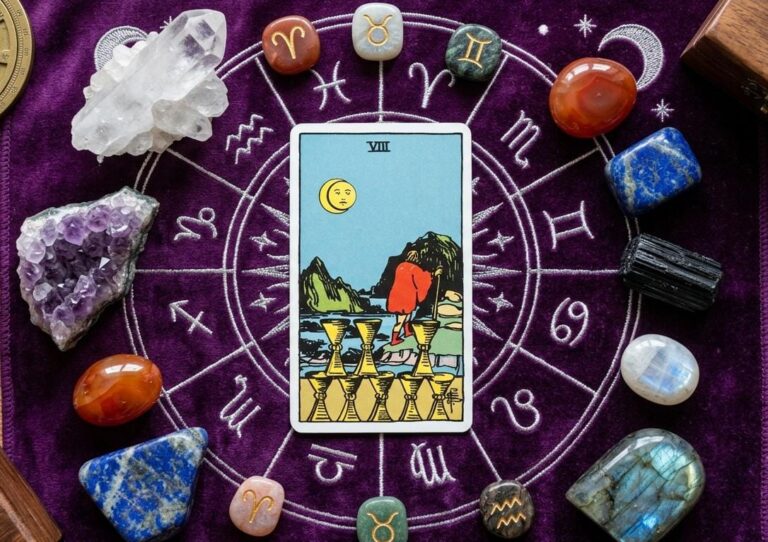 8 of Cups Meaning: Upright & Reversed