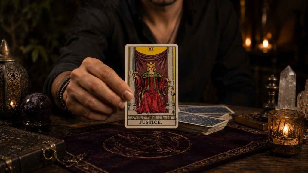 The Justice Tarot Card