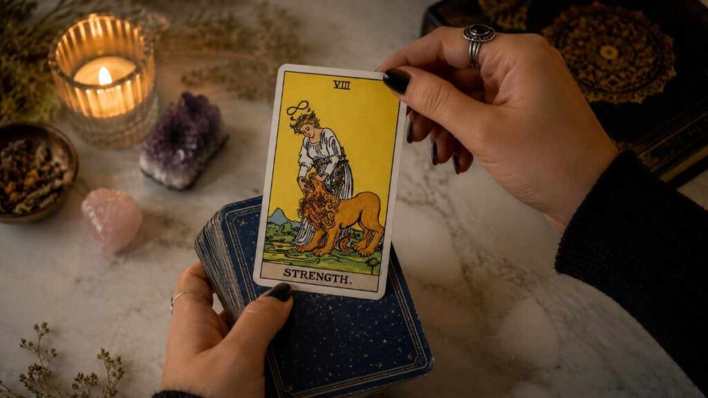 the strength tarot card