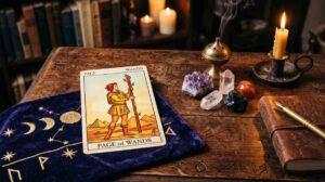 page of wands