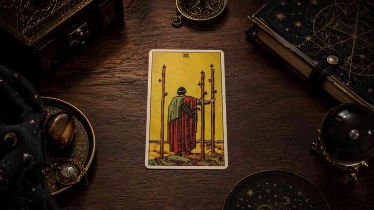 3 of Wands Upright Tarot Card Meaning & Guide