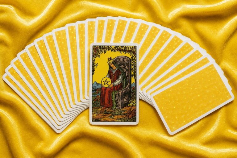 Queen of Pentacles Meaning: Upright & Reversed